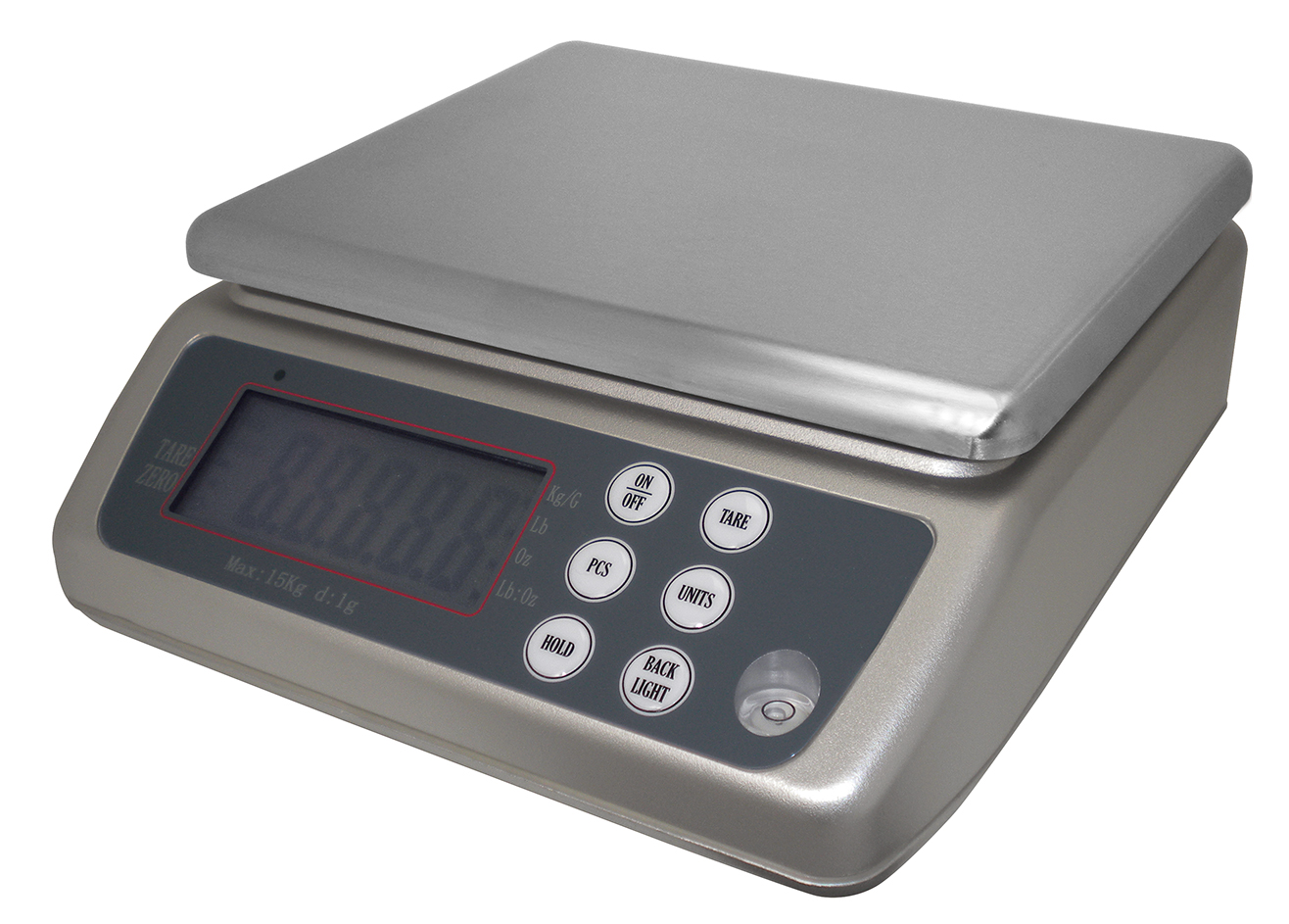 Waterproof weighing scale