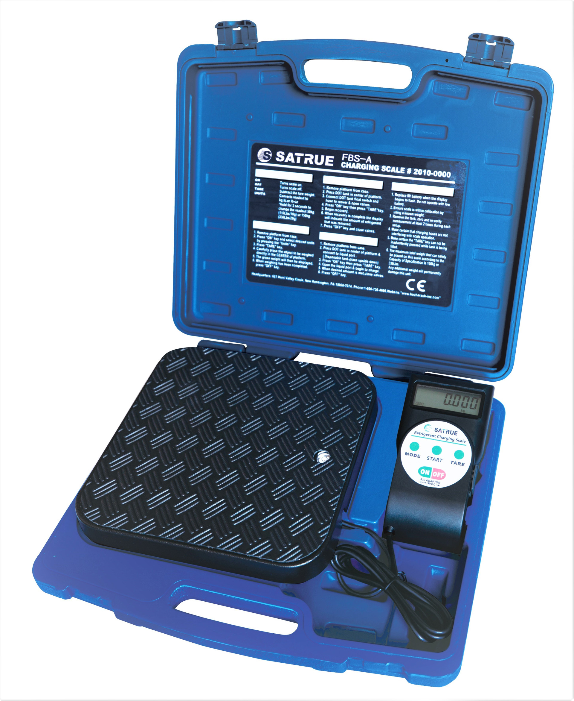 Digital refrigerant charging scale